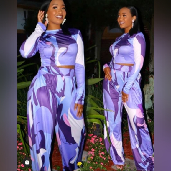 Pants - Women's Two Piece Set